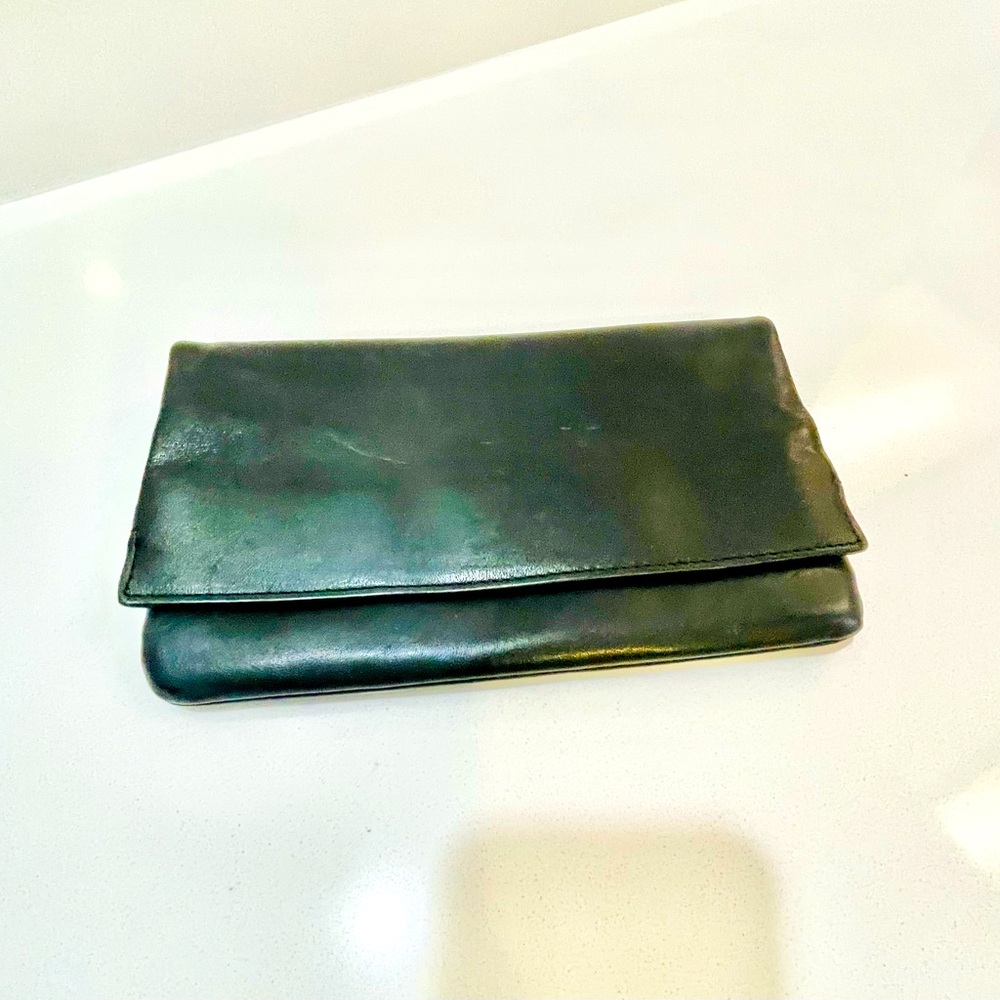 Skagen Soft Leather Clutch/Wallet (Crossbody without strap)